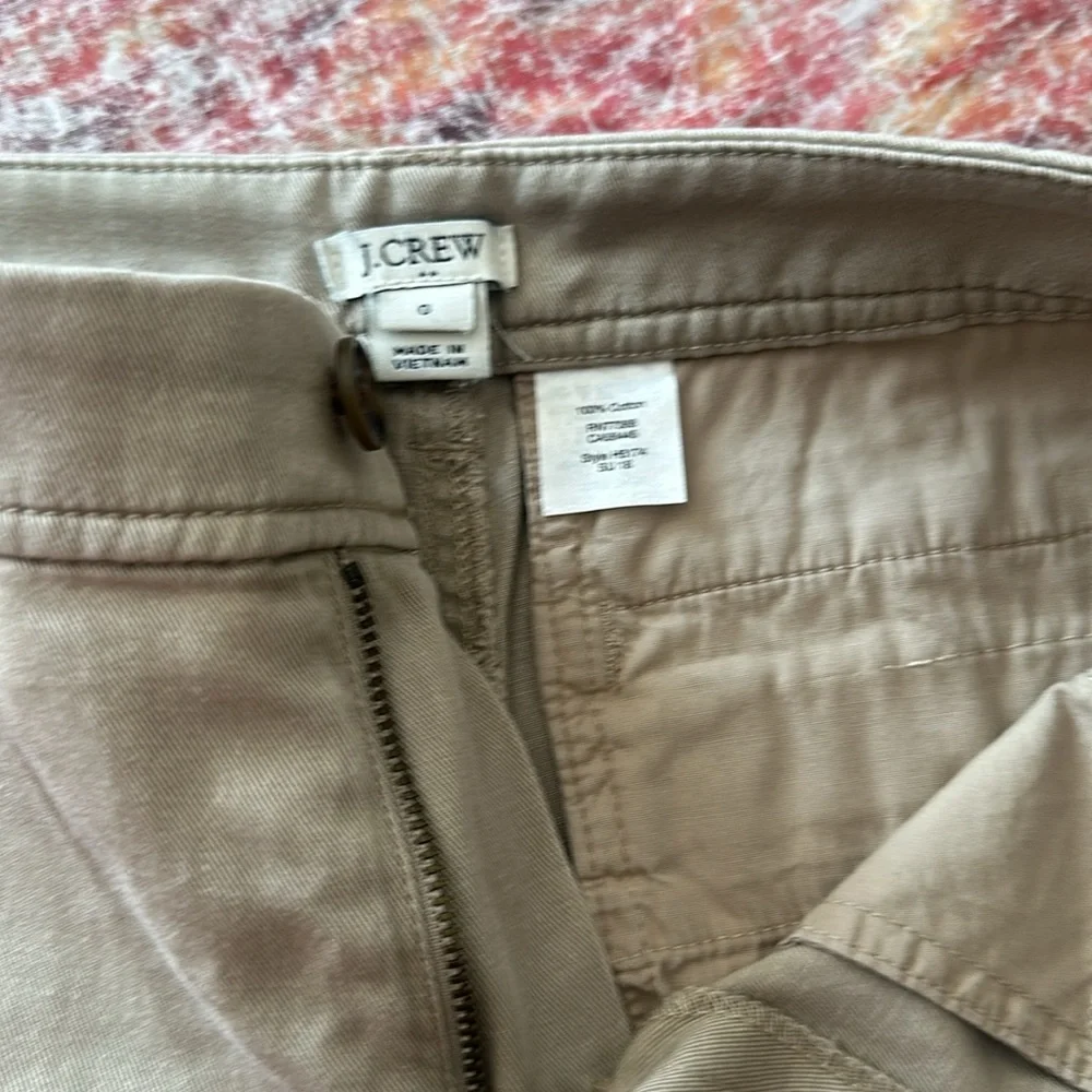 J.Crew %100 cotton lightweight women’s pant size 0